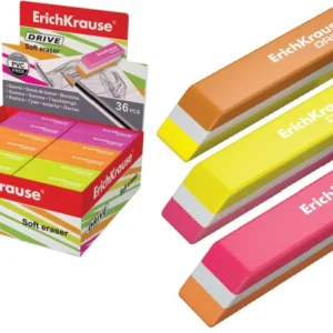 Kustutuskumm Drive, erinevad värvid, Erich Krause