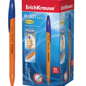 Pastapliiats R-301 MATIC Orange, 0,7mm, sinine, Erich Krause