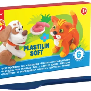 Plastiliin, komplektis 6 tk x 20g + nuga, ArtBerry, Erich Krause