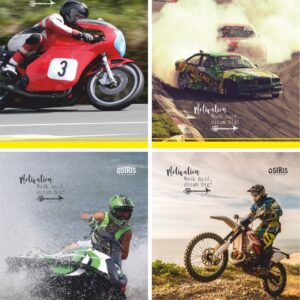 Kaustik A5 48 lehte ruut, MOTIVATION, lamineeritud