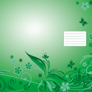 Töövihiku kattepaber (490*350 mm), 50 lehte pakis, roheline