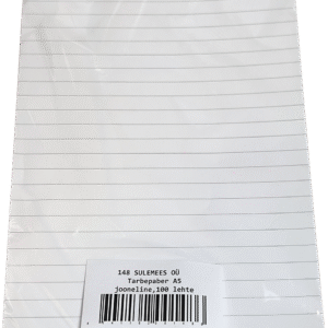 Tarbepaber A5, joon, pakis 100 lehte