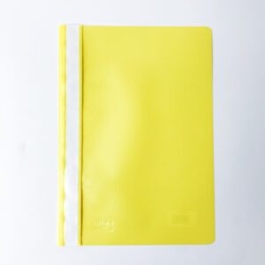Plastkiirköitja A4, esikaas läbipaistev, kollane (03)