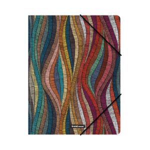 Nurgakummiga plastmapp A4 Mosaic