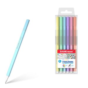 Tindipliiats Erich Krause PASTEL 6 värvi