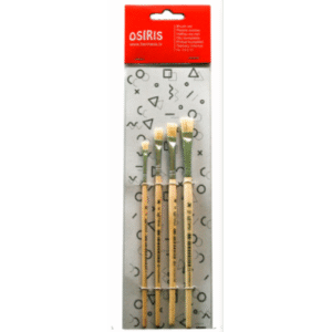 Pintslite komplekt OSIRIS lapik seaharjas, nr. 4,6,8,10, 4tk riputuspakis