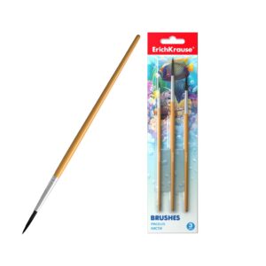 Pintslite komplekt Erich Krause, orav, 3tk riputuspakis (61855)