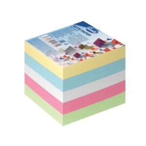 Märkmekuup 8,5×8,5 cm värviline Forofis, 800 lehte