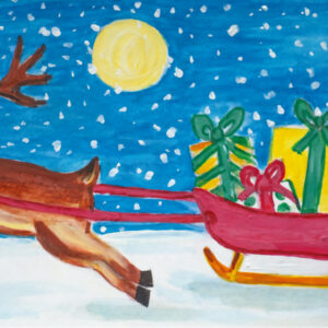 Lastefondi heategevuslik postkaart, kahepoolne (ümbrikuga)