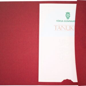 Diplomi kaaned A4, kartong, taskuteta, punane