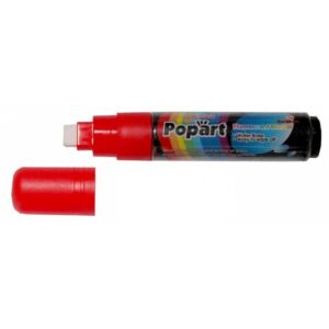 Kriidimarker Popart 15gr, ots 10x6mm, punane