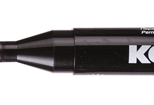 Marker KORES XP1, ümar 3mm, must