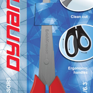 Käärid 16 cm Dynamic, 2D teritus, assortii riputuspakis