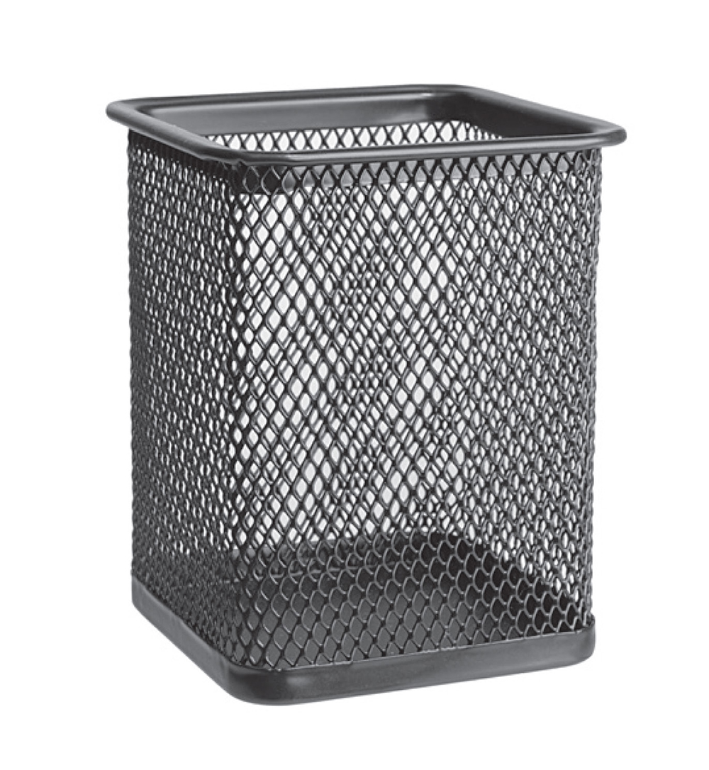 Pliiatsitops Compass 80x80x95mm, metallvõre, nelinurkne, hõbe