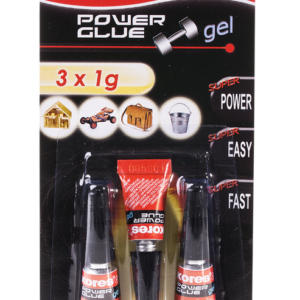 Liim 3g KORES Power Glue Gel, 3tk riputuspakis