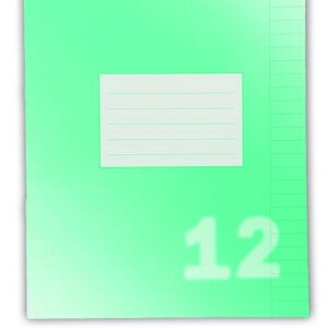 Vihik 12 lehte 22 joont, erinevad kaanevärvid