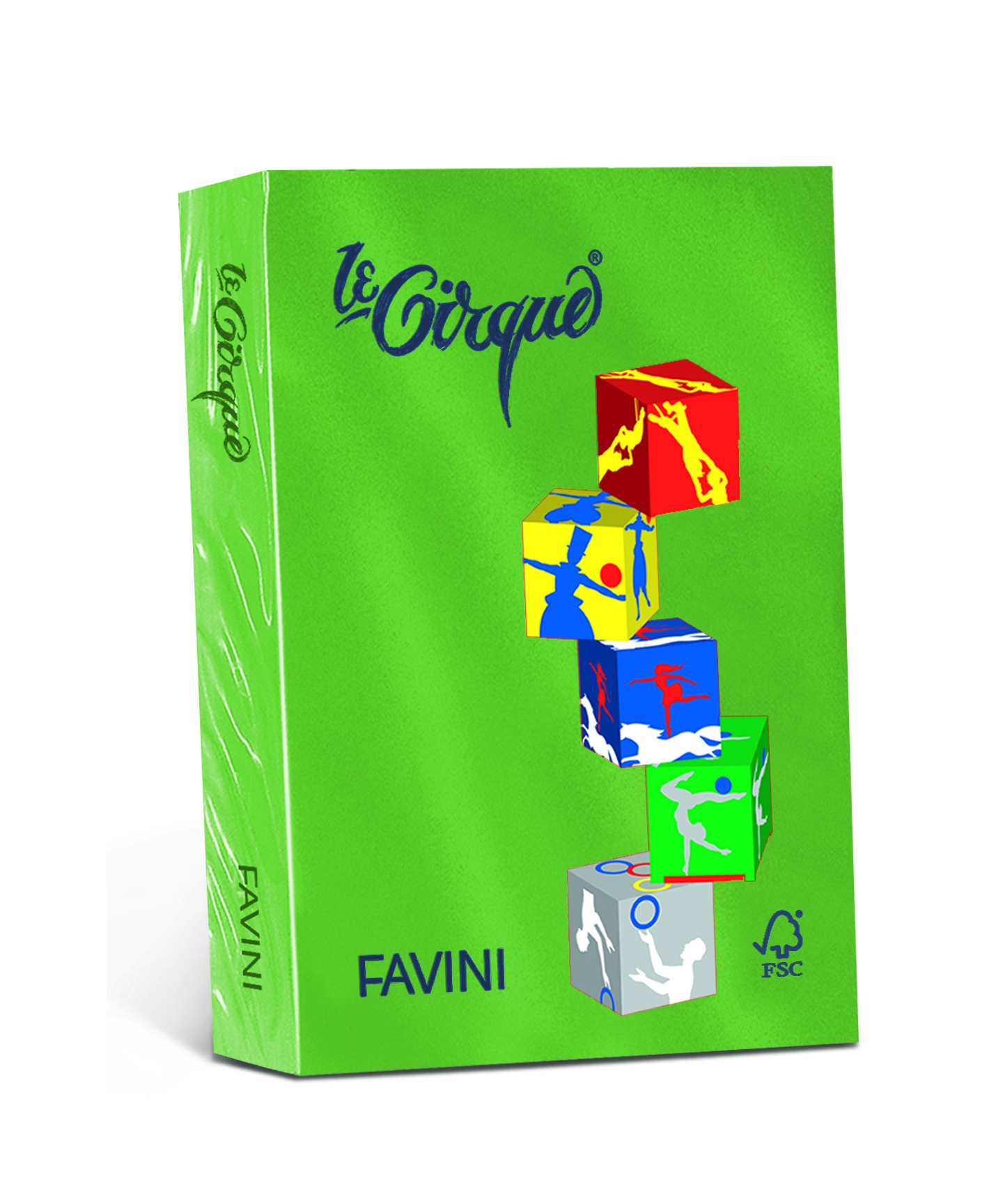 Värviline paber Le Cirque A4 80 g, smaragdroheline (Verde Bandiera 208), 500lehte