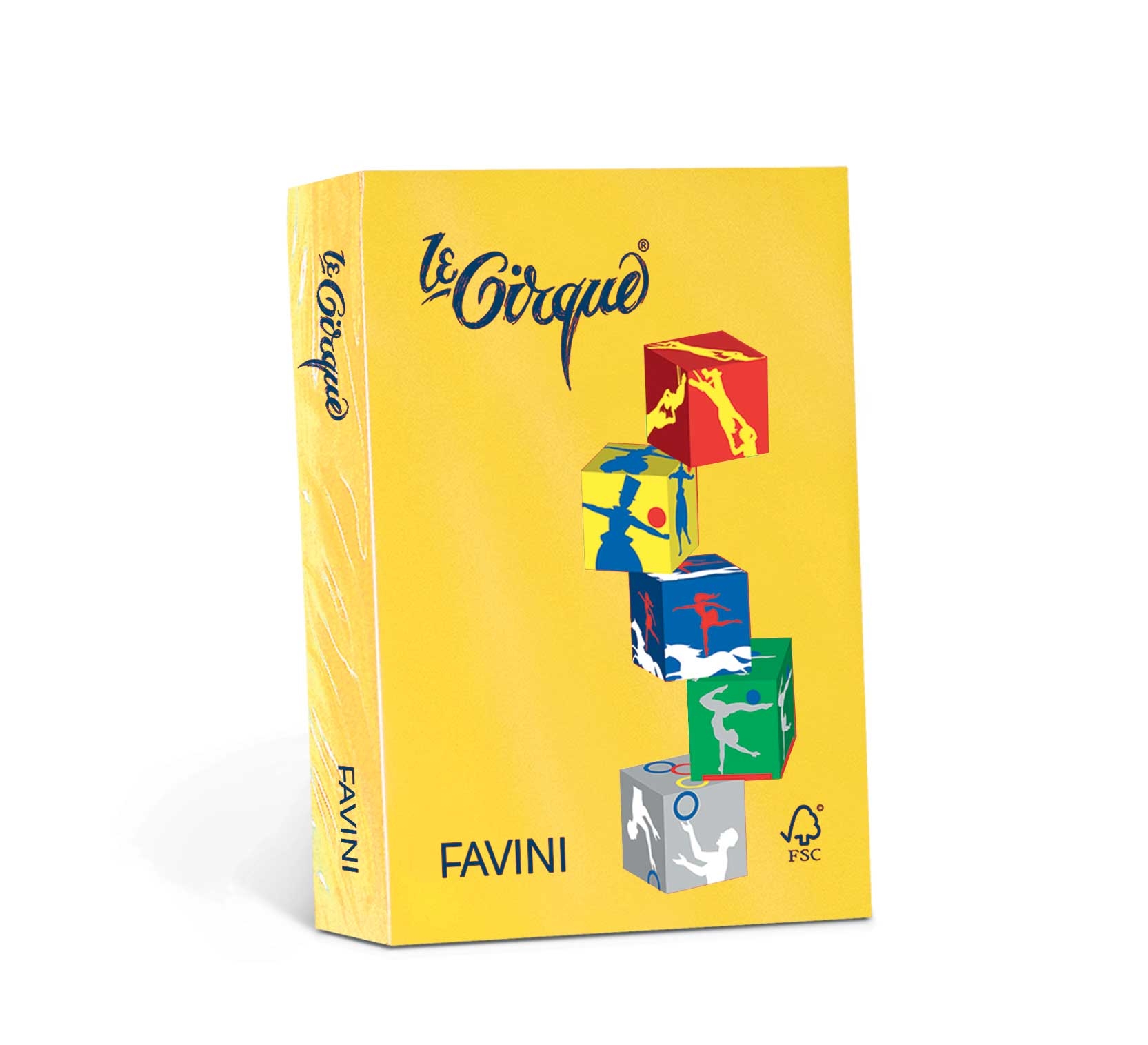 Värviline kartong Le Cirque A4 160 g, rapsikollane (Giallo Zolfo 200), 250lehte