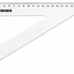 Kolmnurk 60°/23cm Osiris, plastik
