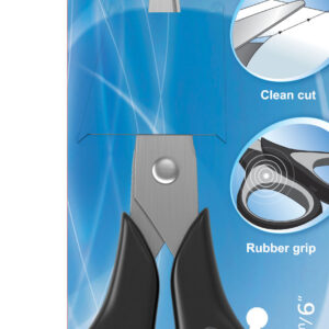 Käärid 15 cm EasyCut+, 2D teritus, assortii riputuspakis