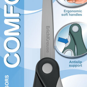 Käärid 18 cm Comfort, 2D+ teritus, assortii riputuspakis