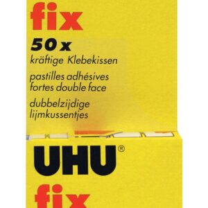Kleepepadjad UHU Fix kahepoolsed, 50tk pakis