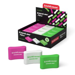 Kustutuskumm ERGOLINE Pillow 33x21x10mm, müügialusel (36)