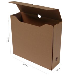 Arhiivikarp A4 pinnalaotusena 10cm Osiris, pruun