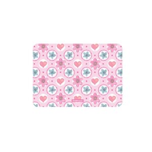 Lauamatt A4 Pink Flowers, plastik