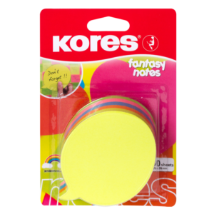 Märkmepaber KORES 70x70mm Fantasy Dialogue 5 värvi, 250 lehte