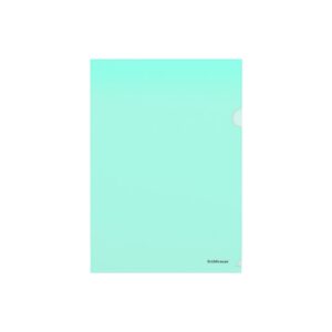 L-tasku A4 Glossy Clear, läbipaistev roheline