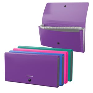 Lõõtsmapp C65 Diagonal Vivid, 12 taskut, 4värvi