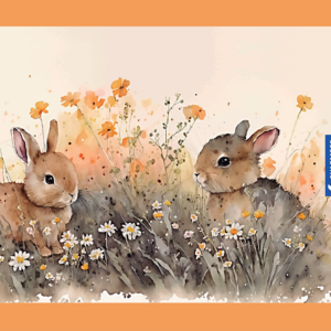 Akvarellplokk A4 200 g, 15 lehte – jänkud