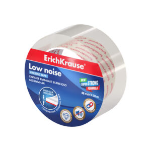 Pakketeip 48mm x 50m LOW NOISE, läbipaistev, hääletu