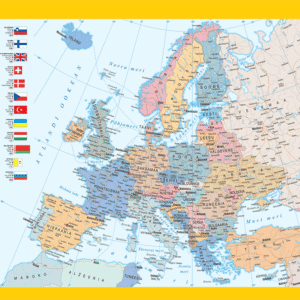 Lauamatt Euroopa, 40x60cm