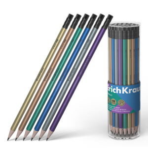 Harilik pliiats kolmnurkne kummiga Metalic HB (42)