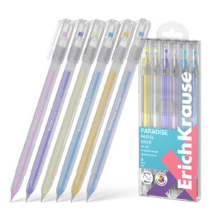 Geelpliiats Paradise Pastel Stick, 6 värvi riputuspakis