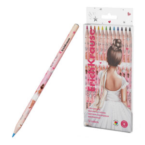 Värvipliiatsid 12 värvi Pointes, plastikkarbis