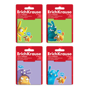 Märkmepaber Jolly Friends 75х75 mm, 50 lehte, assortii