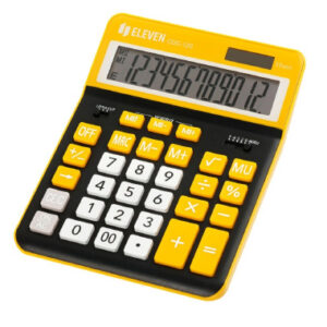Kalkulaator Eleven CDC120BK/ORE, 12 kohta, must/kollane