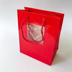 Kinkekott Süda aknaga 17,7×22,8cm