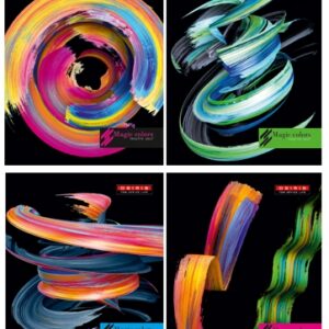 Kaustik A5 96 lehte ruut, MAGIC COLORS