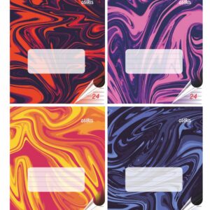 Vihik 24 lehte joon, Osiris, 80gr, tugev kartongkaas