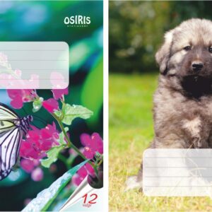Vihik 12 lehte, valge Osiris