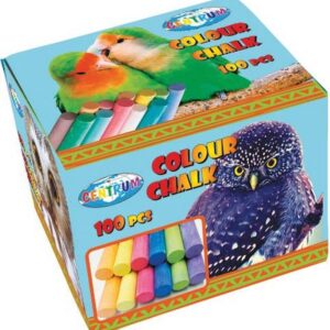 Kriit, koolikriit värviline 80mm, läbimõõt 7,5mm, 100 tk pakis