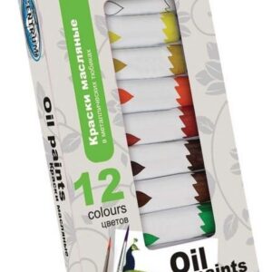 Õlivärvid metalltuubis Centrum 12ml, 12 värvi pakis