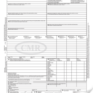 Blankett CMR A4, 100 lahtist lehte