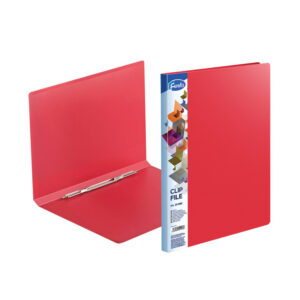 Plastkaas vedrumehhanismiga A4 Forofis, punane