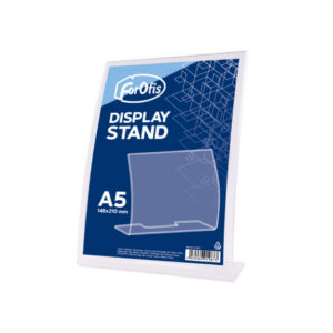 Infolehtede alus lauale A5 Forofis (V), painutatud, läbipaistev akrüül