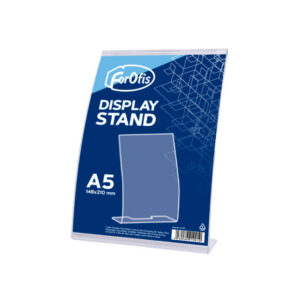 Infolehtede alus lauale A5 Forofis (V), painutatud, läbipaistev akrüül